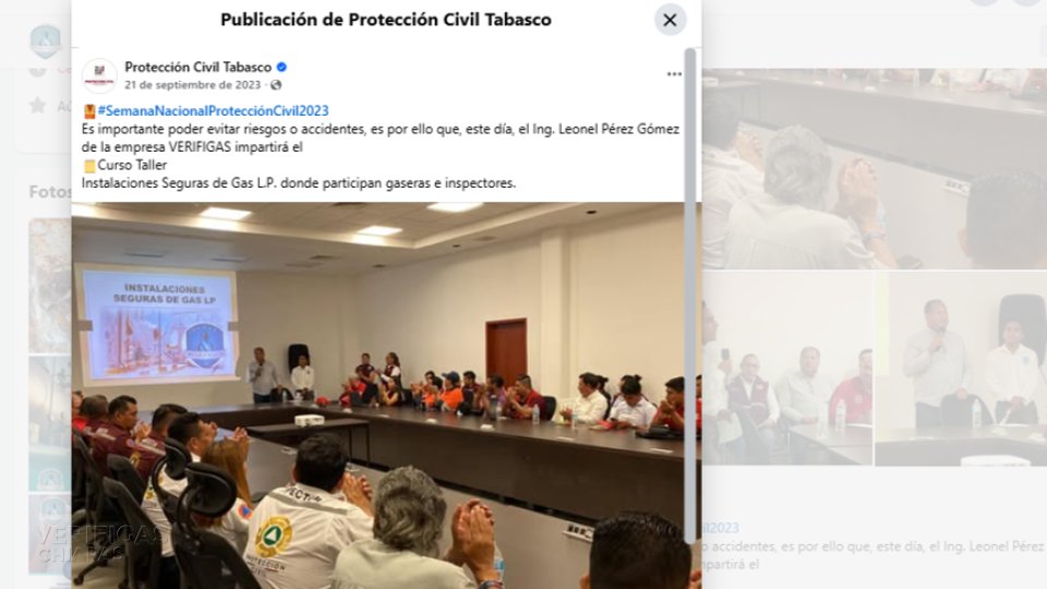Semana Nacional de Protección Civil 2023 en el estado de Tabasco - Verifigas Chiapas